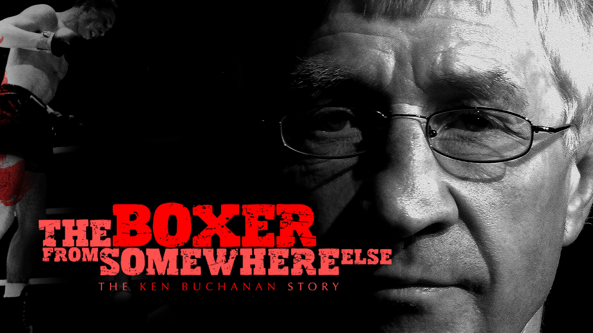 Poster frame from The Boxer from Somewhere Else