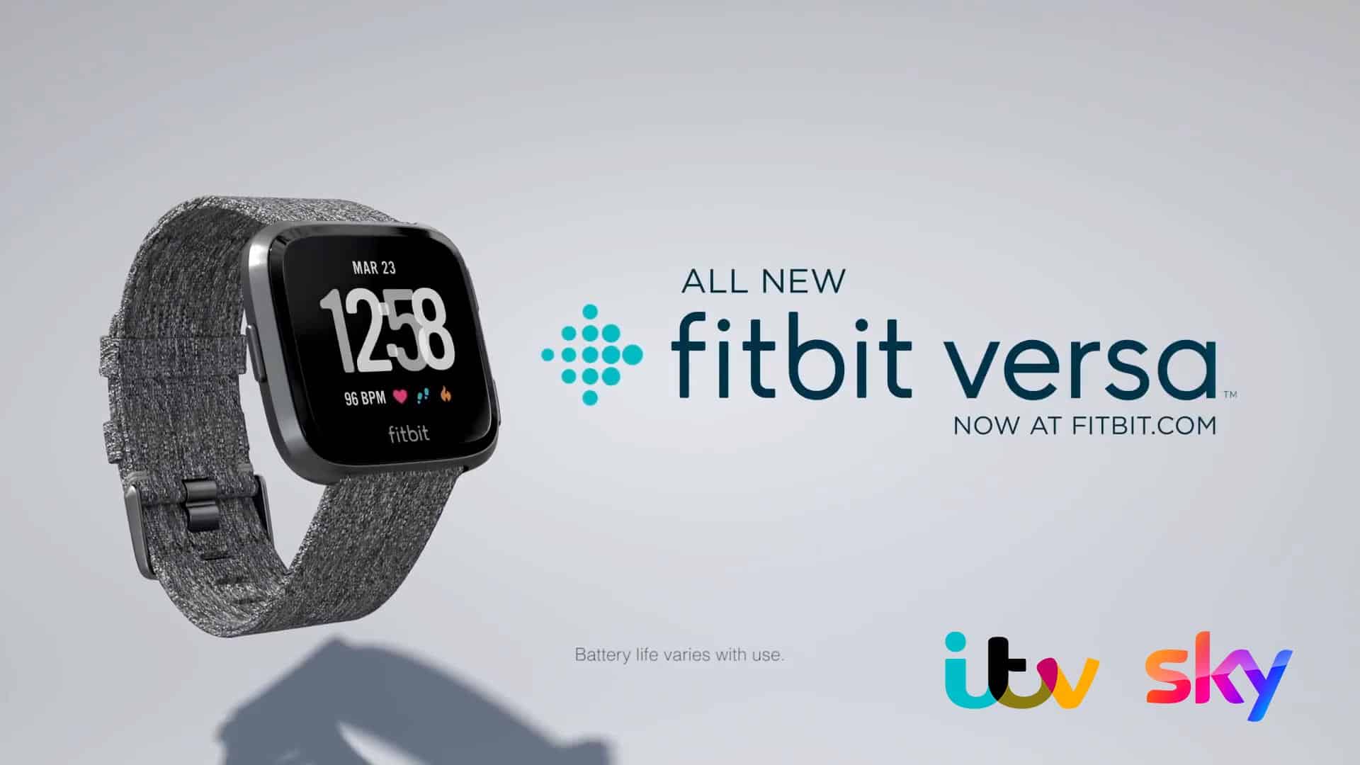 Poster frame from Fitbit Versa Adverts